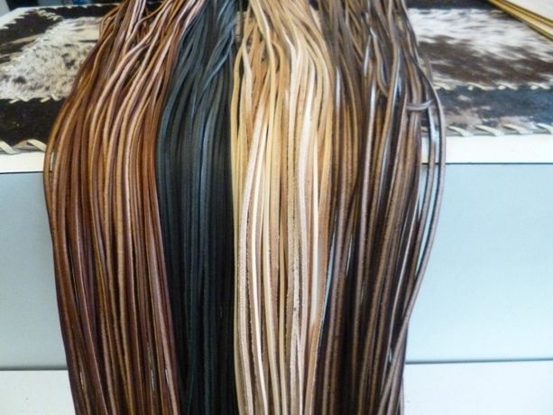 Lederriemen Vierkant (200 cm)